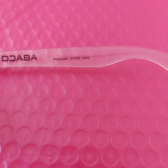 Abaco Sunglasses Unisex Laguna Crystal Clear Style Fire Mirror Polarized UV Lens - Picture 6 of 8